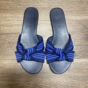 Rothy’s The Knot Cobalt Blue Stripe 7.5